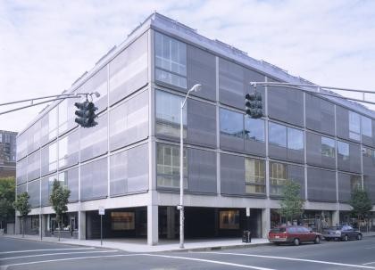 Exterior of the Louis I. Kahn building