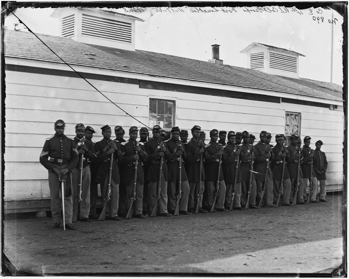 36th USCT-One of many African American regiments who served in the war. This regiment was involved in the fighting at New Market Heights