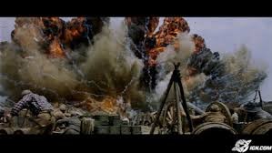 The explosion as portrayed in the film "Cold Mountain"