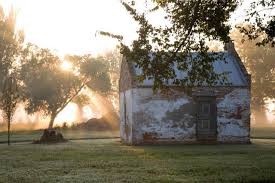 One of the old slave buildings on Magnolia Plantation at Cane River Creole National Historical Park. 