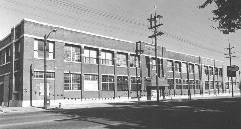 The Rushton Baking Company building as Modern Warehouse, Inc (circa 1973)