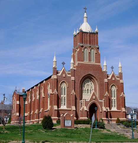 Old. St. Vincent's Church was built in 1853.