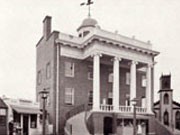 The first Rochester Courthouse building, built in 1822