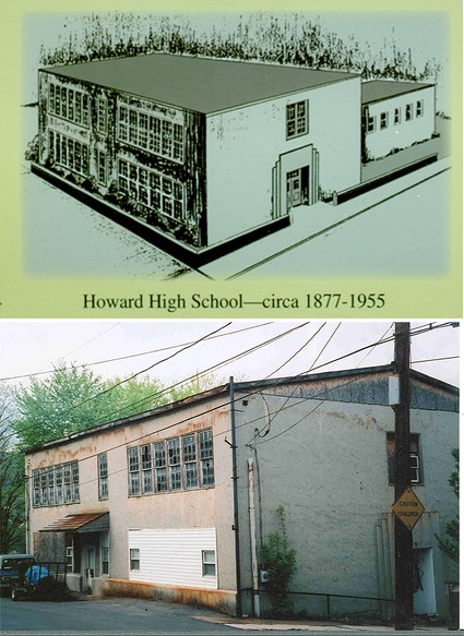 This school opened in 1877. In 1890, white students were assigned to a new school and this facility became known as the "Colored School." In 1912, it was named in honor of J. Howell Howard, the first Black principal of the school. 