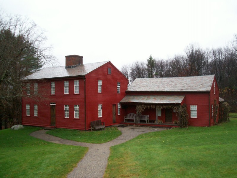 The Fruitlands Farmhouse.