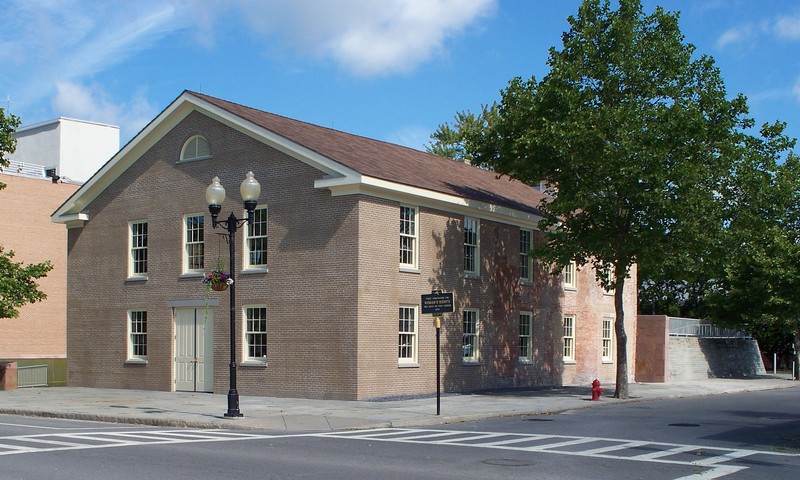 The Seneca Falls Convention was held here at the Wesleyan Methodist Church in July 1848.