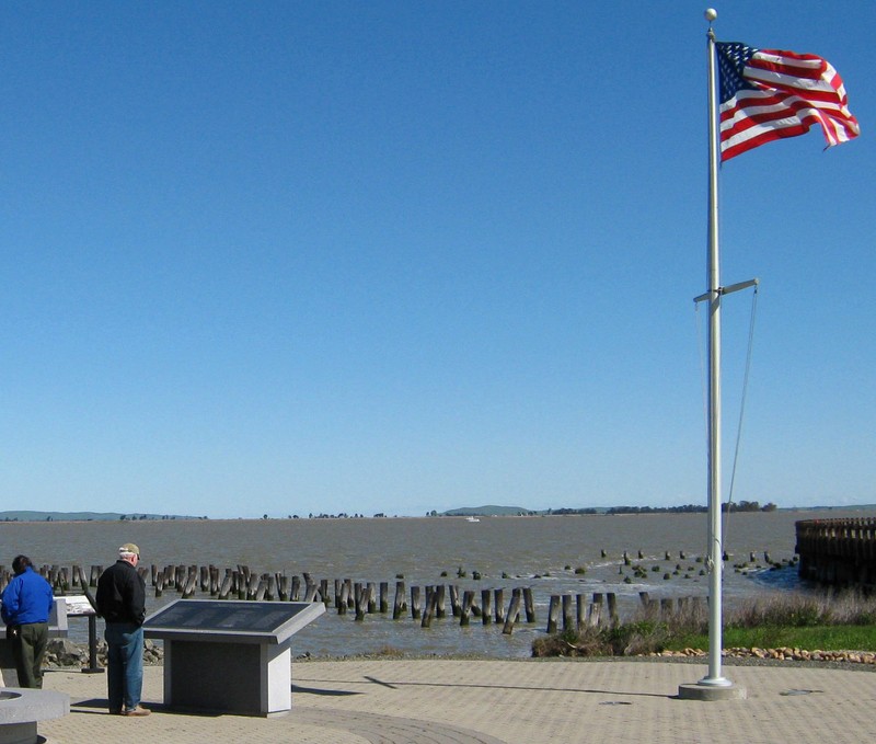 The Port Chicago Naval Magazine Memorial is located at the Concord Naval Weapons Station.