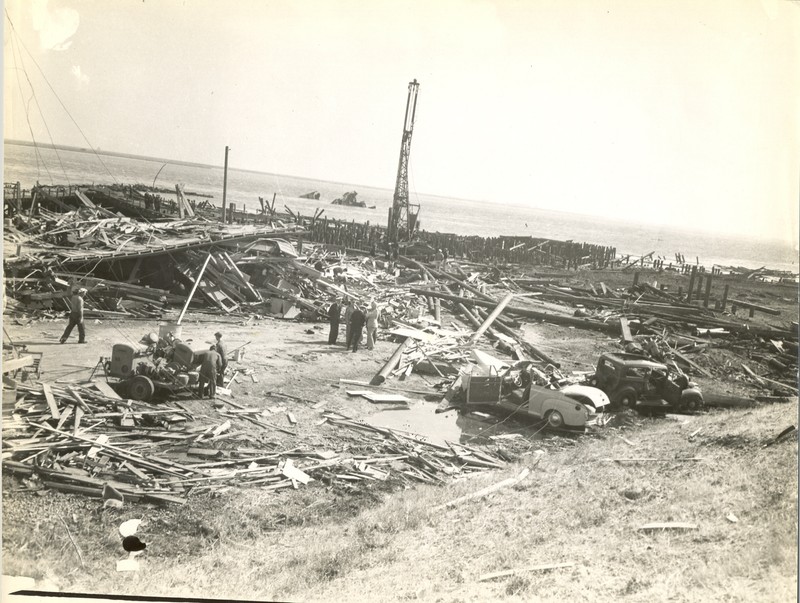 Aftermath of the explosion