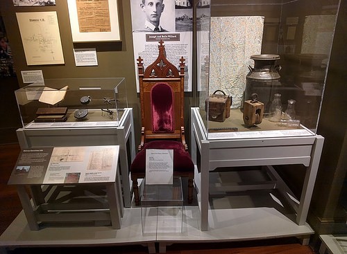 One of the displays found within the Visitor's Center—the exhibits rotate periodically