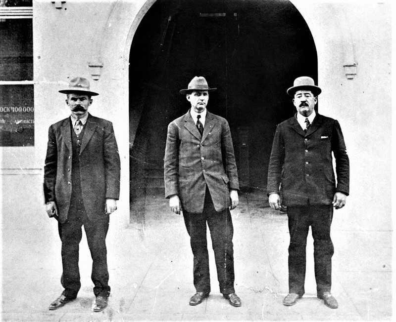 Clarence T. Conklin, Peter G. McIver, and Jose A. Rivera, c. 1915