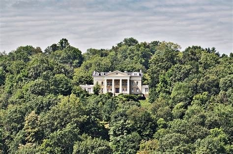 Sunrise peeking out from the wooded areas that cover the estate. Photo taken by Al Peery on July 30, 2010. 