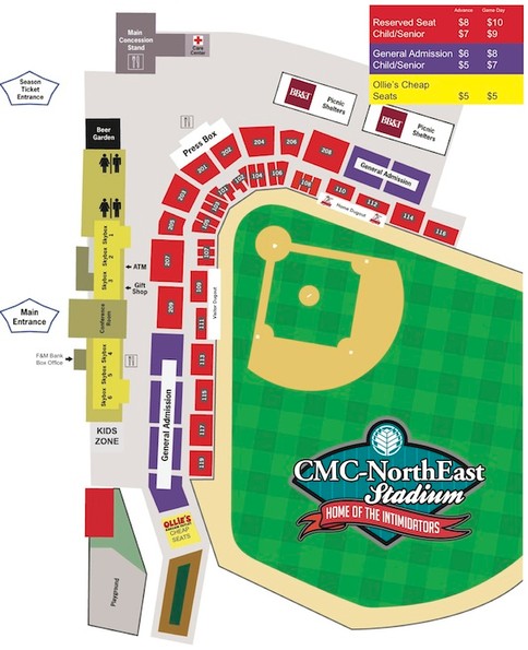 Stadium Seating Chart