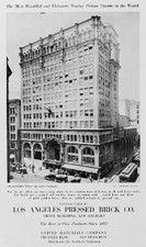 An ad from the L.A. Pressed Brick Co. in the August 1918 
issue of The Architect touted the Million Dollar as "The Most 
Beautiful and Elaborate Moving Picture Theatre in the World." 1
