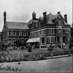 One of the first photos of the Cincinnati Children's Hospital 
