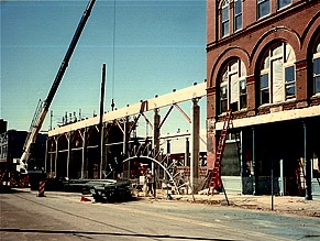 Construction of the River Market