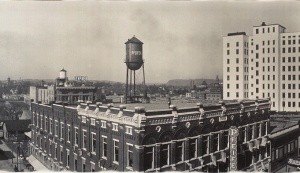 Early birds eye view of the department store