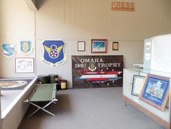military exhibit in the museum