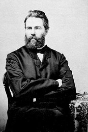 Herman Melville, a novelist, writer of short stories, and poet from the American Renaissance period. 