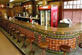 A soda fountain was installed in 1910 and remains at the store.