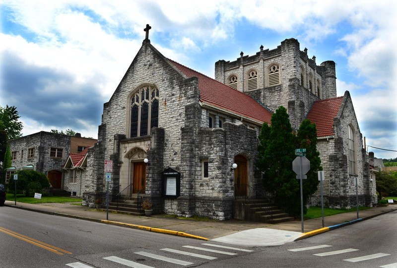 The church as it appears today.