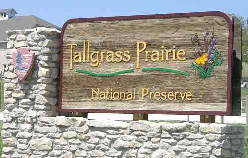 The Tallgrass Preserve is home to nature trails and provides opportunities for bird-watching, backpacking, and camping. 