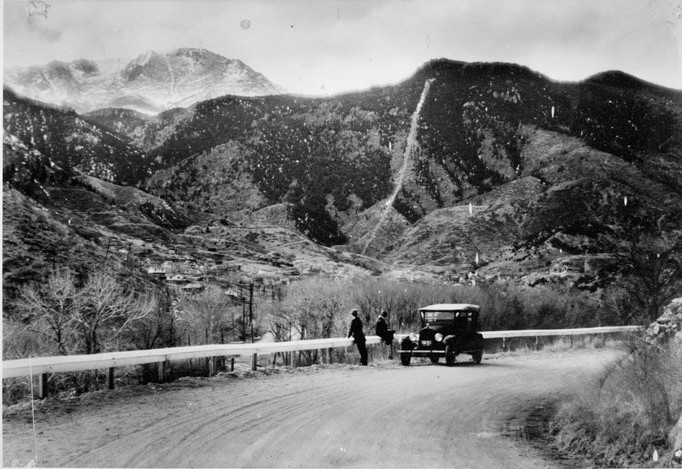 Picture of the Incline when it was completed in 1907