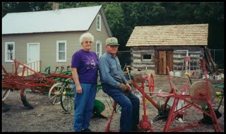 Hazel Zimmerman with her late husband Everett. 