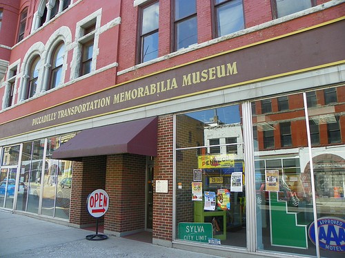 The museum's entrance
