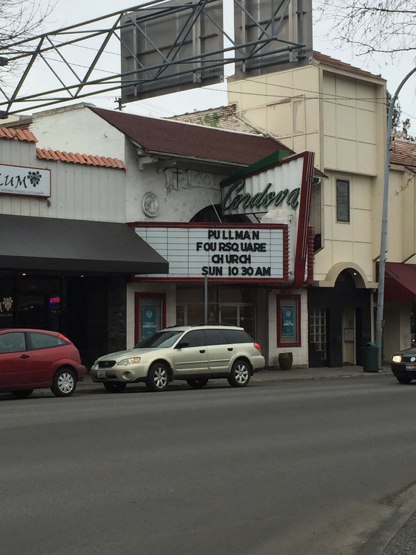 View of the Cordova Theater, taken February 2018.