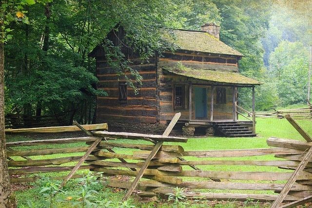 View of Cabin and Fence.