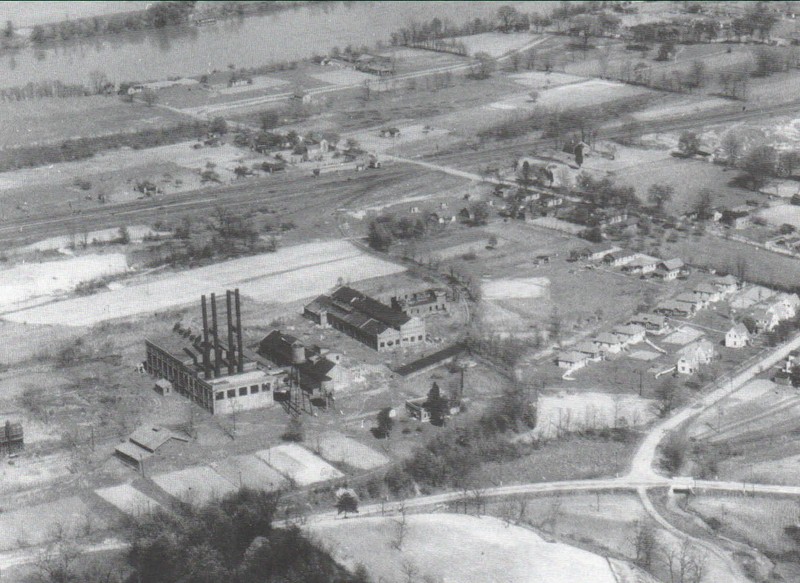 R&H Chemical and Explosives Plant built on Ft. Tackett Site. Mansion was torn down to make the plant.Foundation stones are at the St. Albans Historical Society building for a tree well.