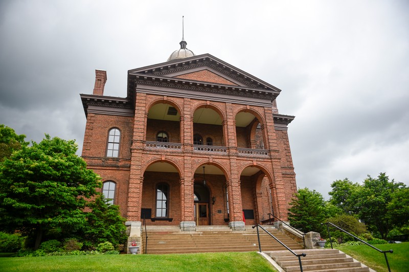 Construction of the Washington County Historic Courthouse began in 1867 and was completed in 1870.