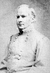 Confederate General Sterling Price, who commanded the ill-fated "Missouri Expedition." His defeat at Mine Creek and several nearby battles would end Confederate ambitions in Missouri.