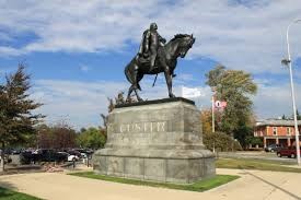 General Custer statue in Monroe, Michigan 