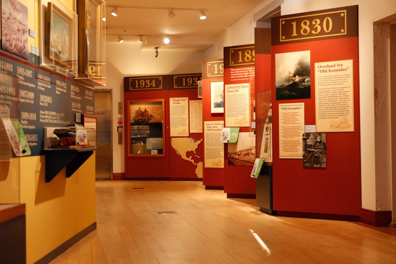 Inside the USS Constitution Museum 