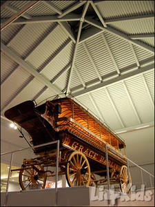 Carriage on display in the Carriage Museum 