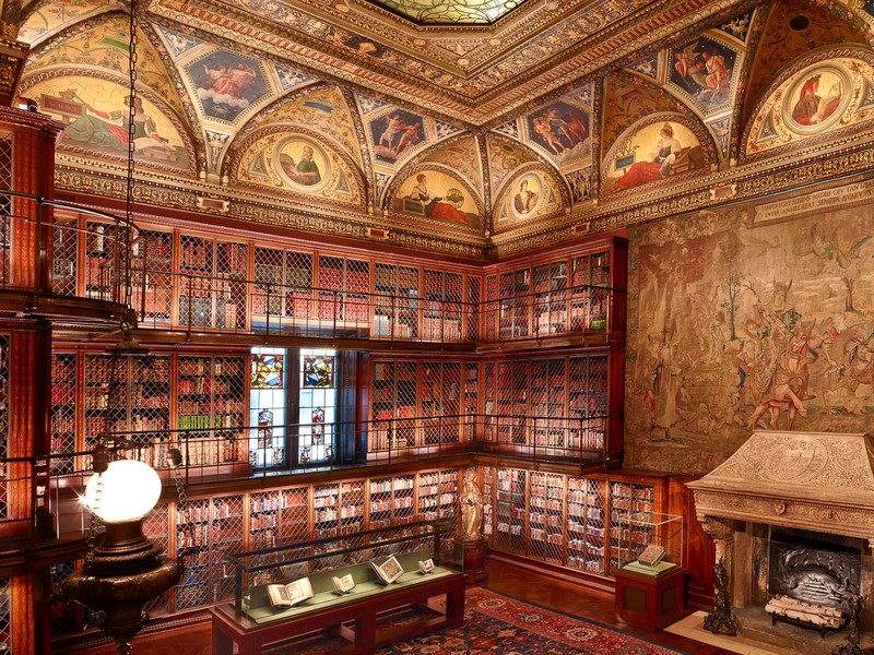 Interior of the Morgan Library 