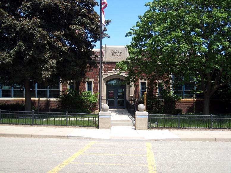 New Baldwin School building, south elevation, 2020