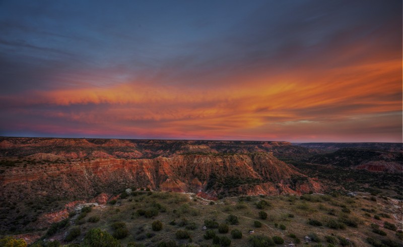 Sunset at Palo Duro