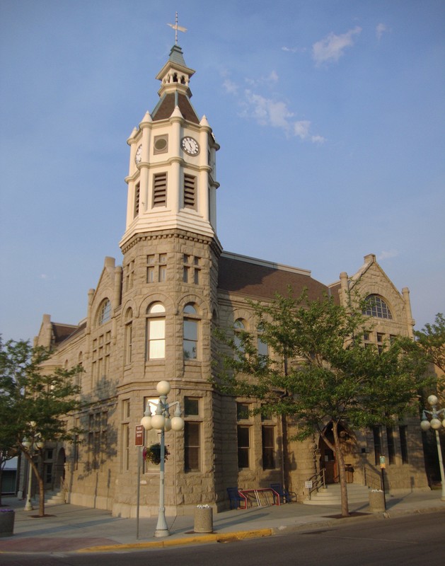 The Rock Springs Historical Museum, formerly the town's city hall.