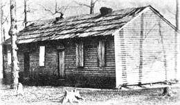 First building of Berea College 1855.