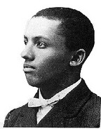 Portrait of African-American historian Carter Godwin Woodson as a young man. Courtesy of the New River Gorge National River website, National Park Service, Department of the Interior, United States Government.