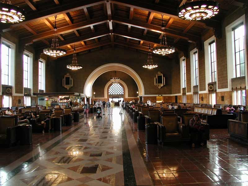 Inside Union Station today.