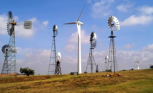 Windmills on the Museum Grounds