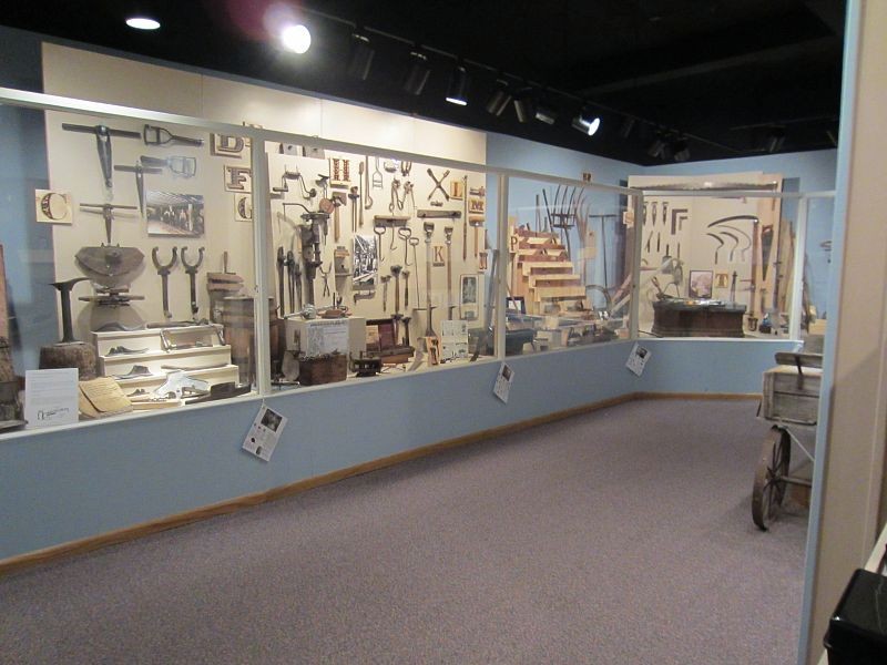 The museum houses 36,000 historical items, many of which are on display including these.