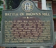 Battle of Brown's Mill Marker