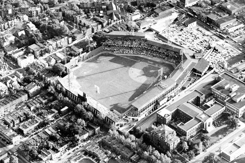 Another aerial photo of the old stadium