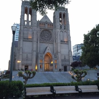 Exterior of Grace Cathedral