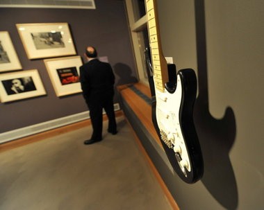 Part of the "Who Shot Rock & Roll" Exhibit