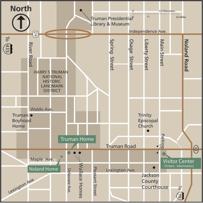 Harry S. Truman National Historic Site map